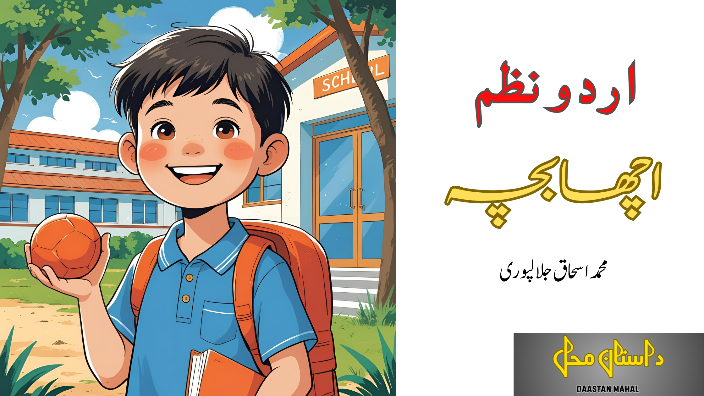 Urdu Poem Acha Bacha اردو نظم اچھا بچہ محمد اسحاق جلالپوری